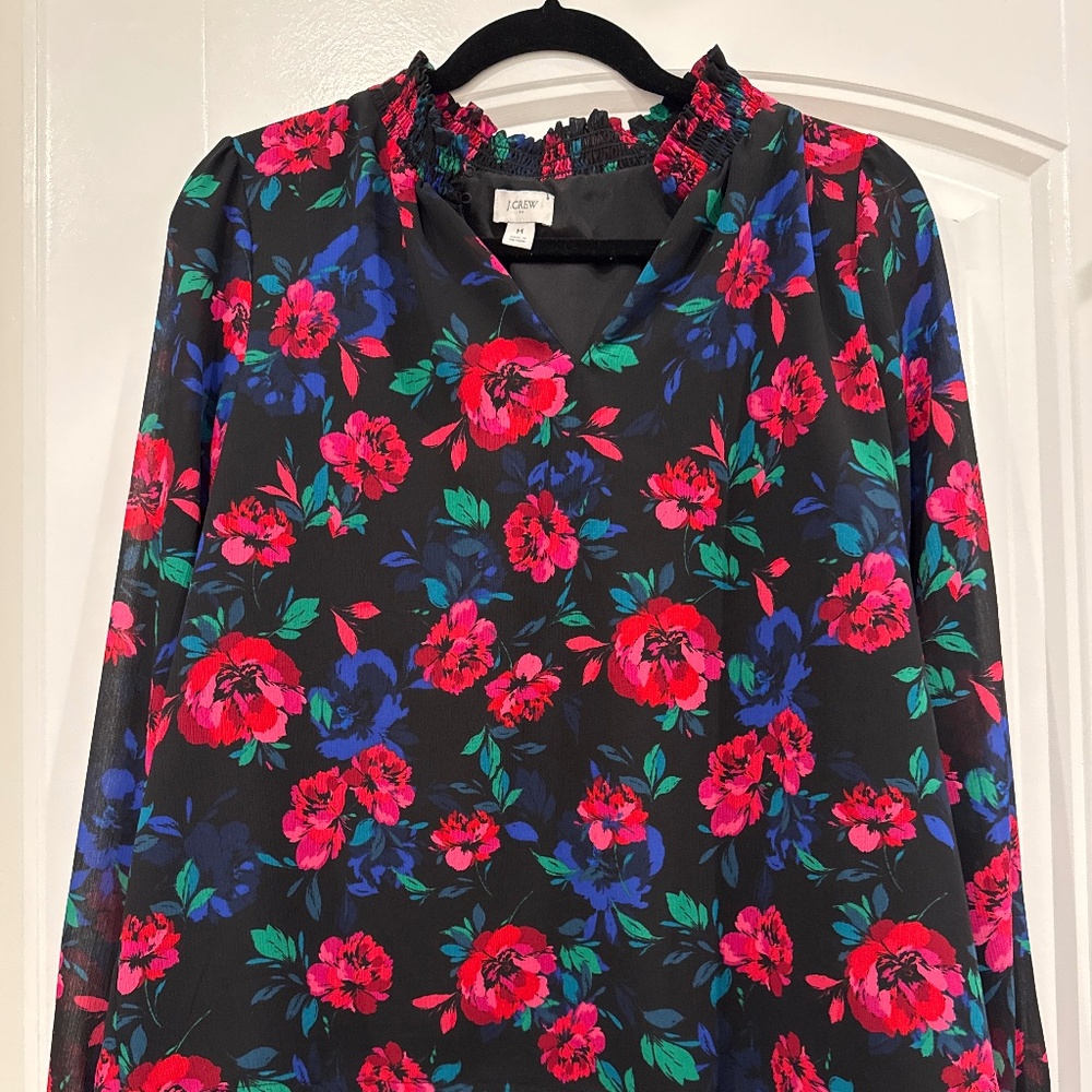 J Crew long sleeve blouse